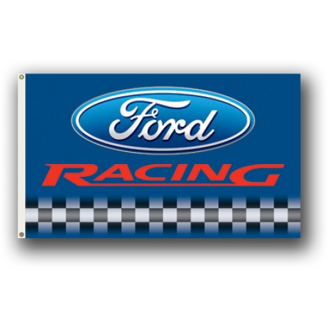 Ford Racing 3'x 5' Motor Sports Blue Flag
